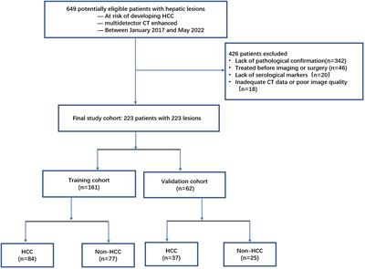 Development and validation of a CT-based nomogram for accurate hepatocellular carcinoma detection in high risk patients